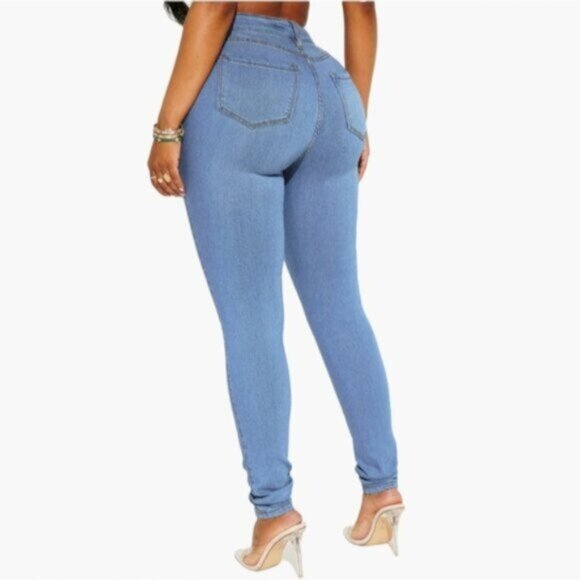 Fashion Nova "Precious Fit" High Waisted Skinny Jean -best seller- Rare - Picture 2 of 14